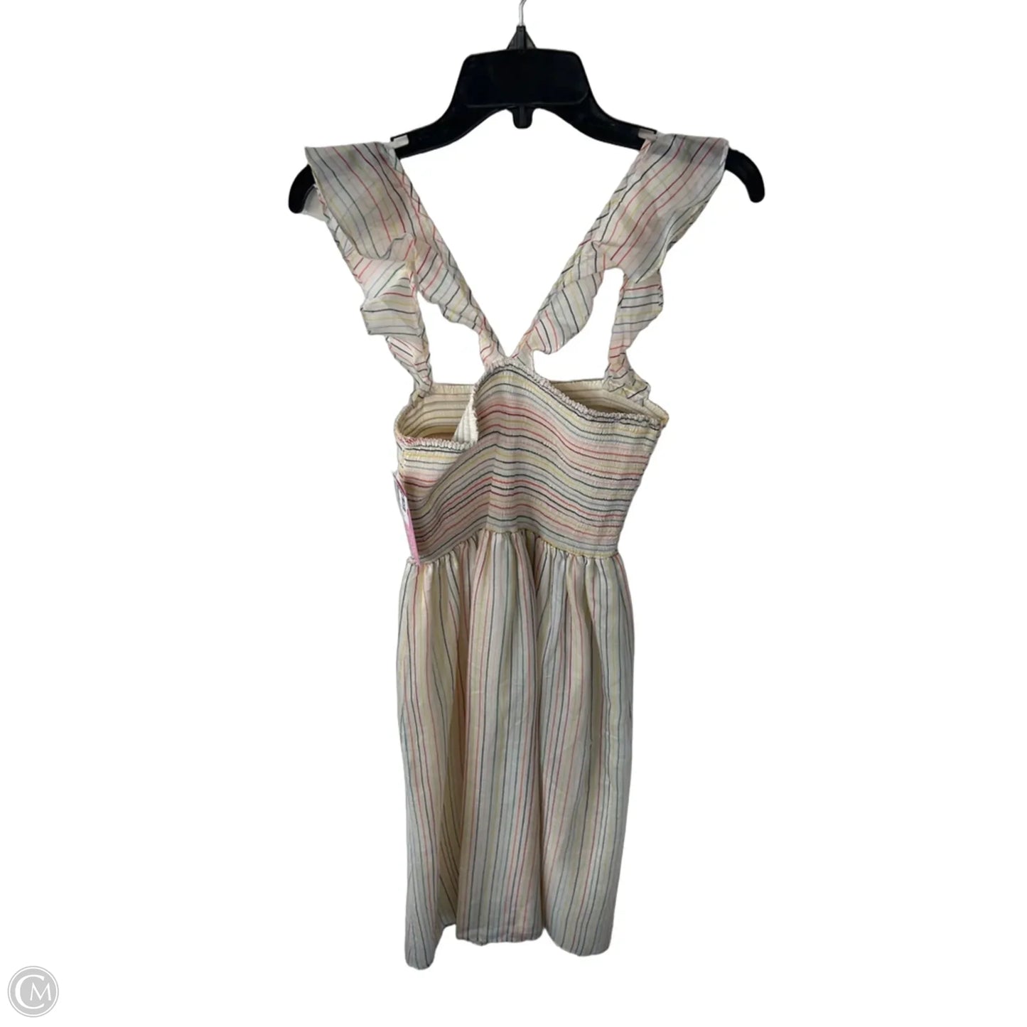 Dress Casual Midi By Madewell In Rainbow Print, Size: S