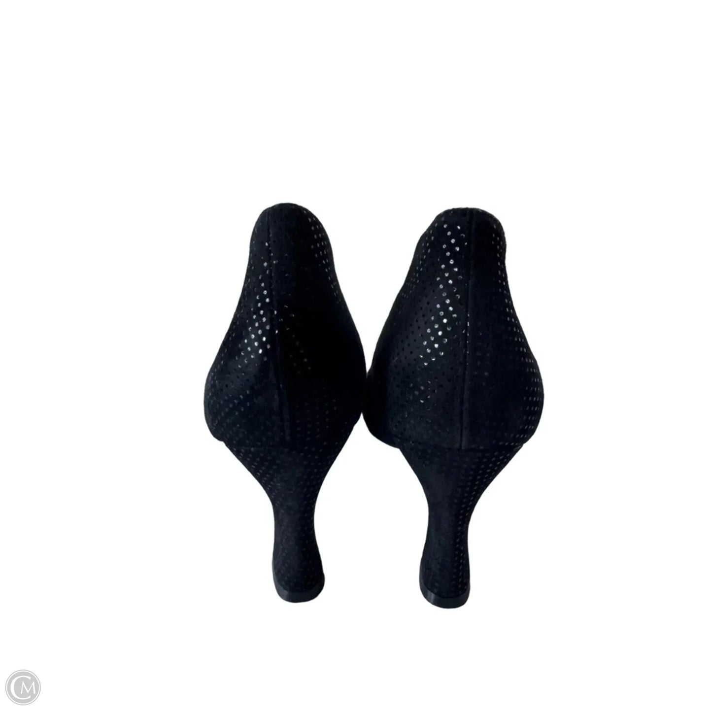 Sandals Heels Block By Clothes Mentor In Black, Size: 6