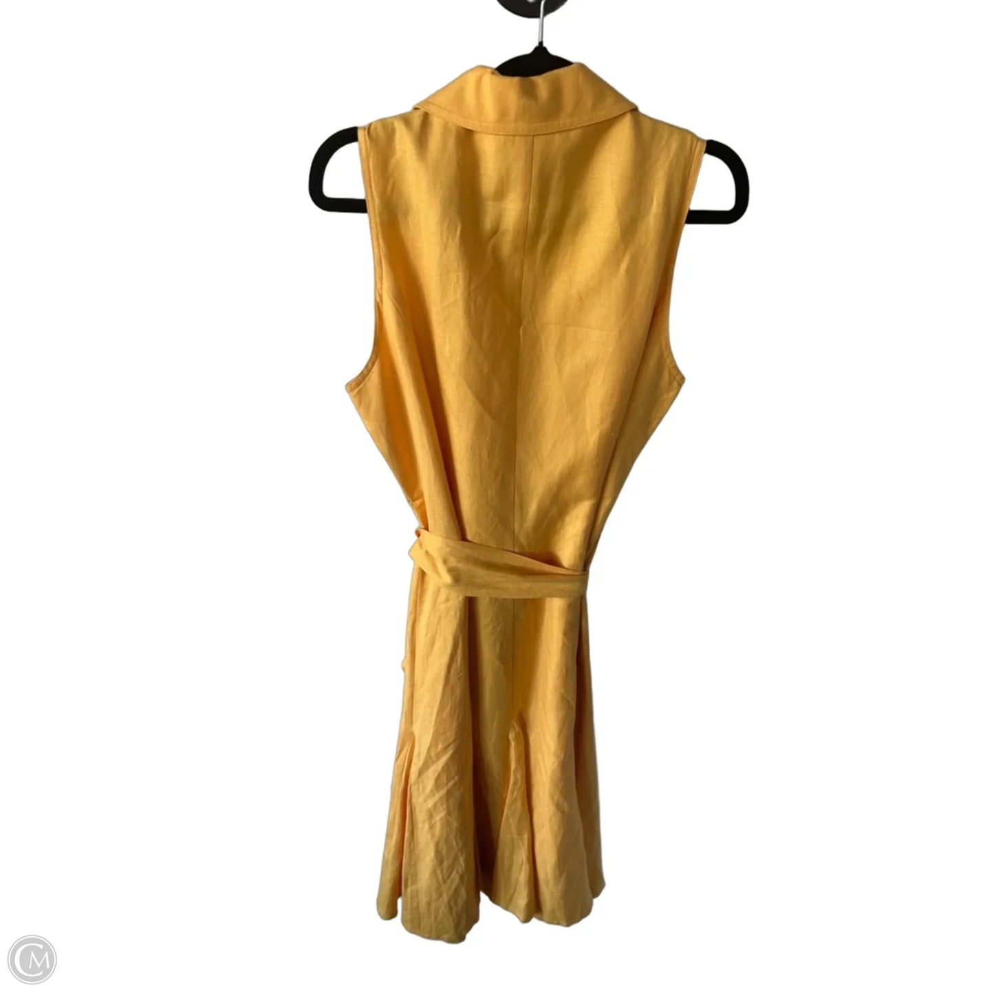 Dress Casual Midi By Coldwater Creek In Yellow, Size: Lp