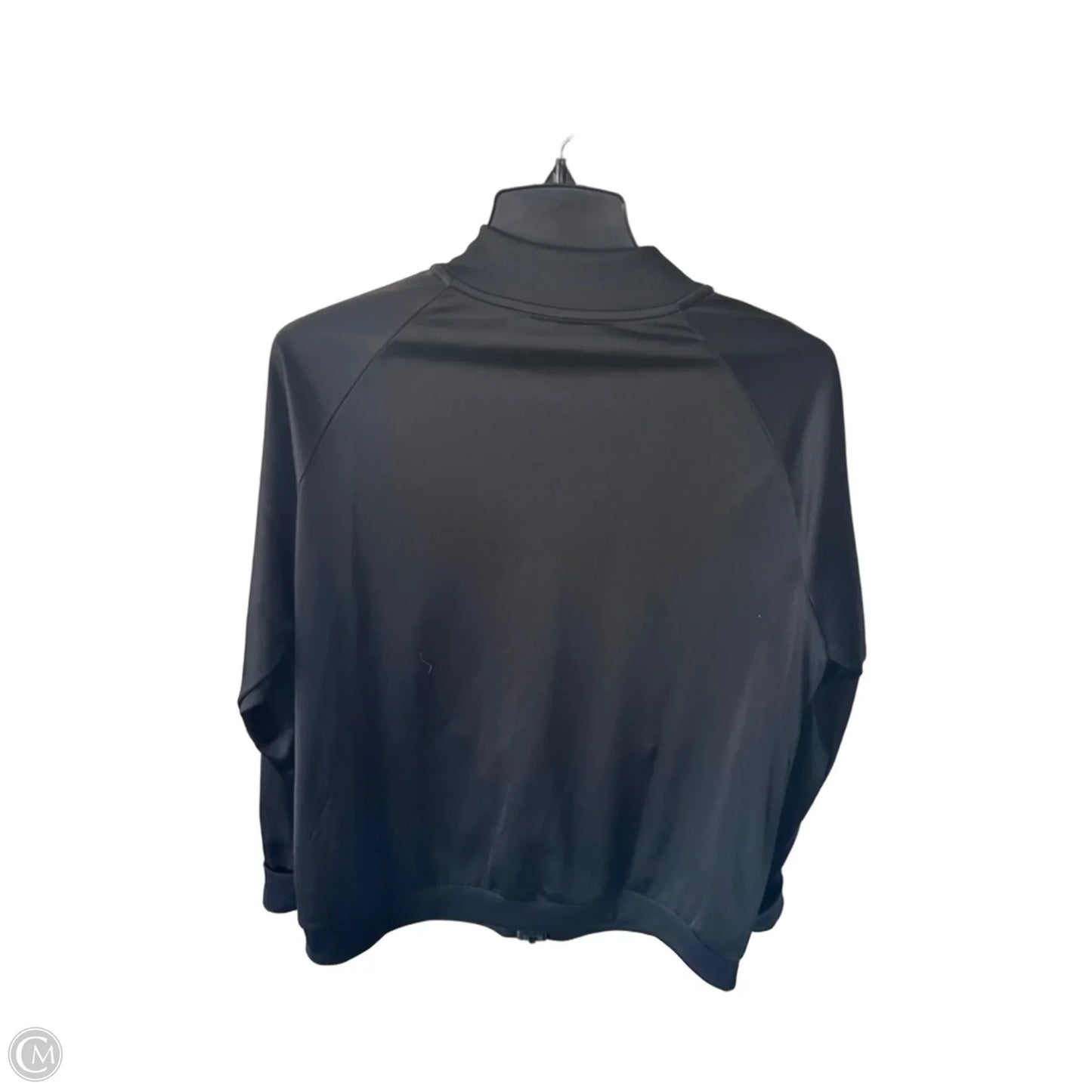 Athletic Jacket By Adidas In Black & White, Size: Xl