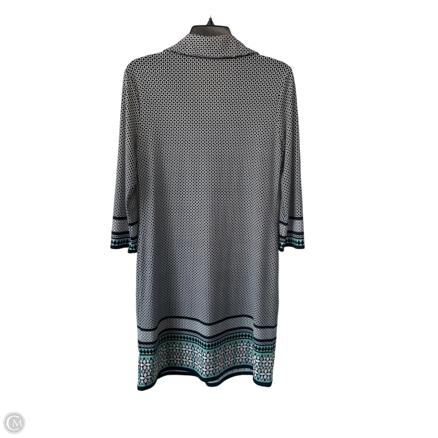 Dress Work By Max Studio In Blue & White, Size: S