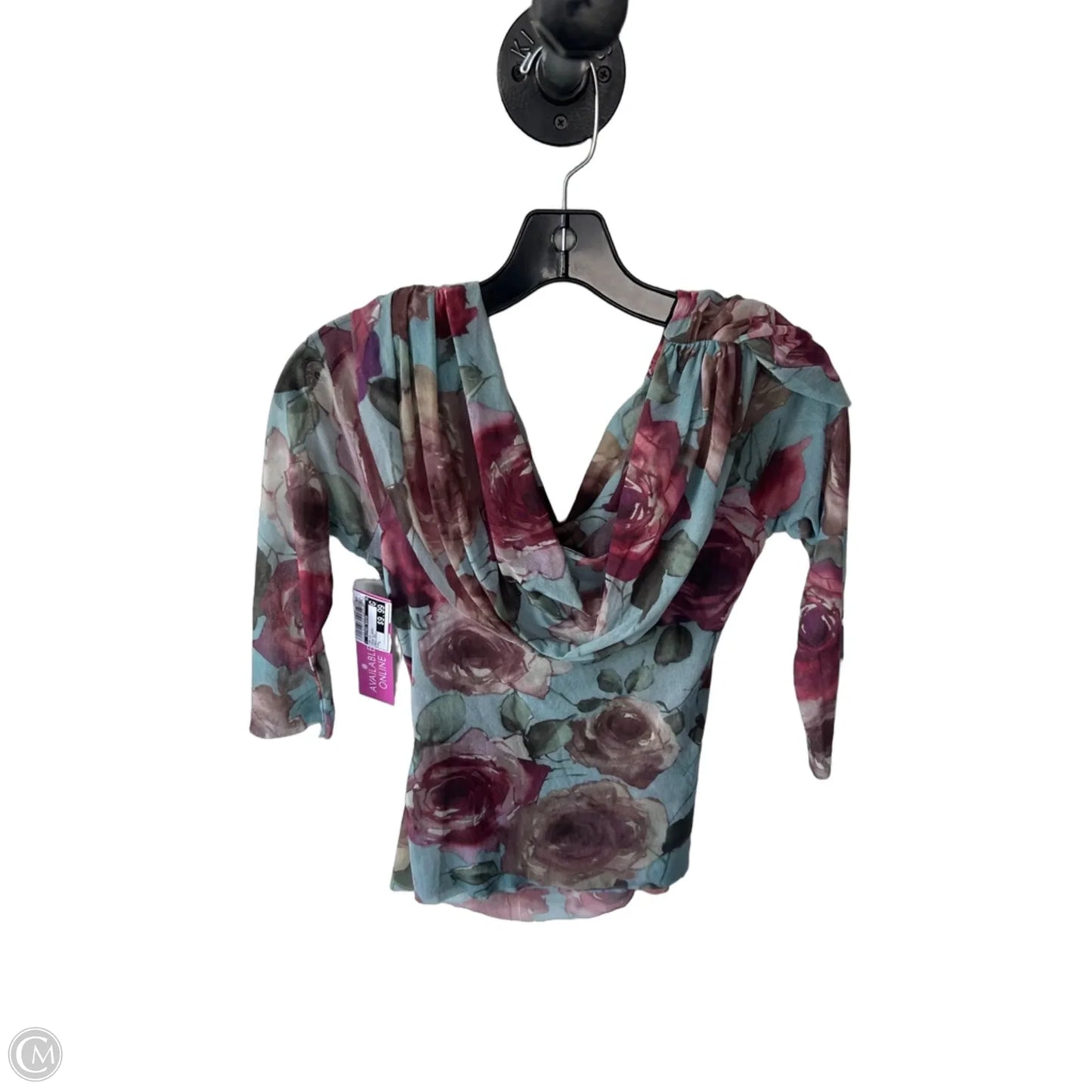 Top Long Sleeve By Clothes Mentor In Brown & Green, Size: L