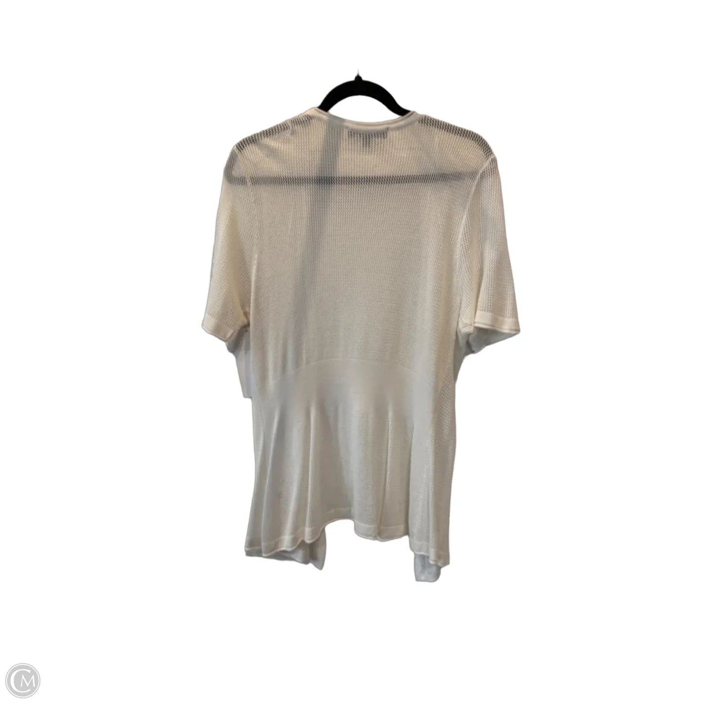 Sweater Cardigan By Joseph A. In White, Size: Xl
