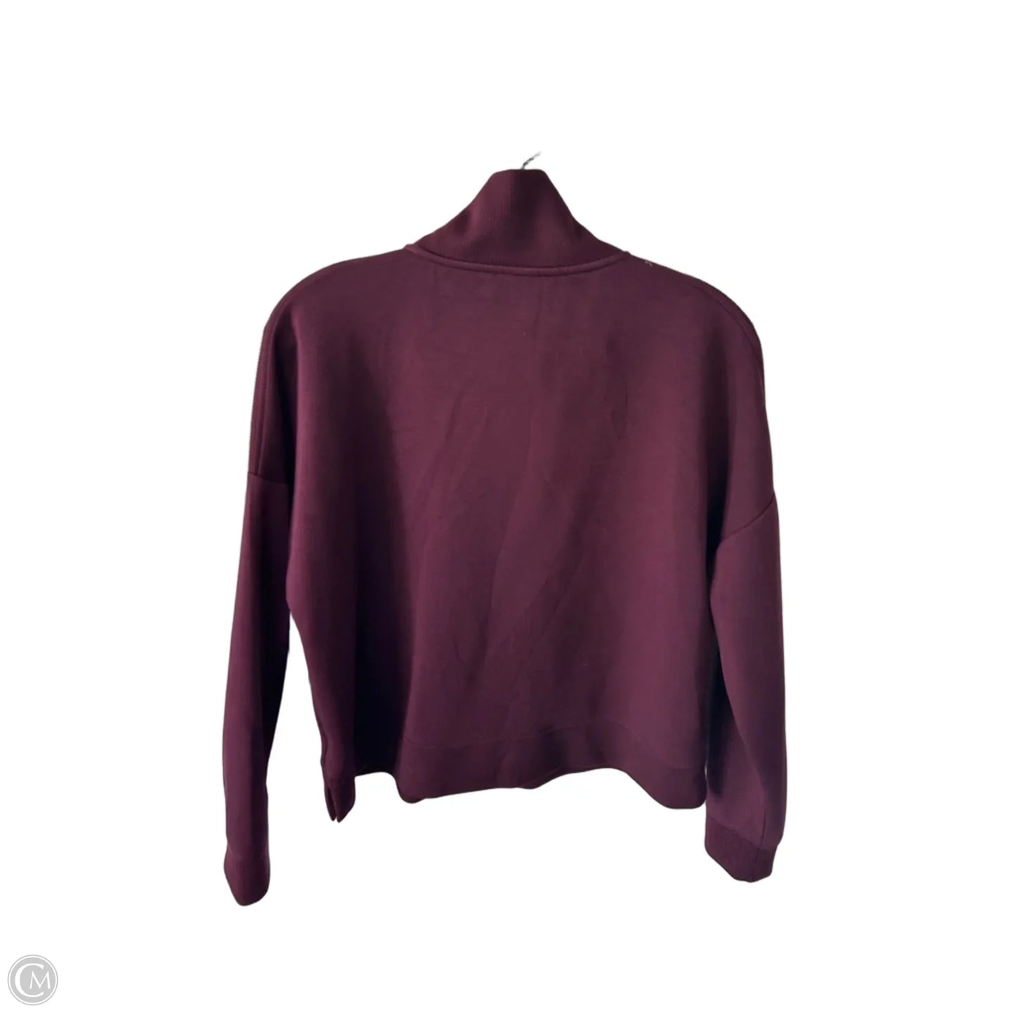 Sweatshirt Collar By Cable And Gauge In Maroon, Size: L