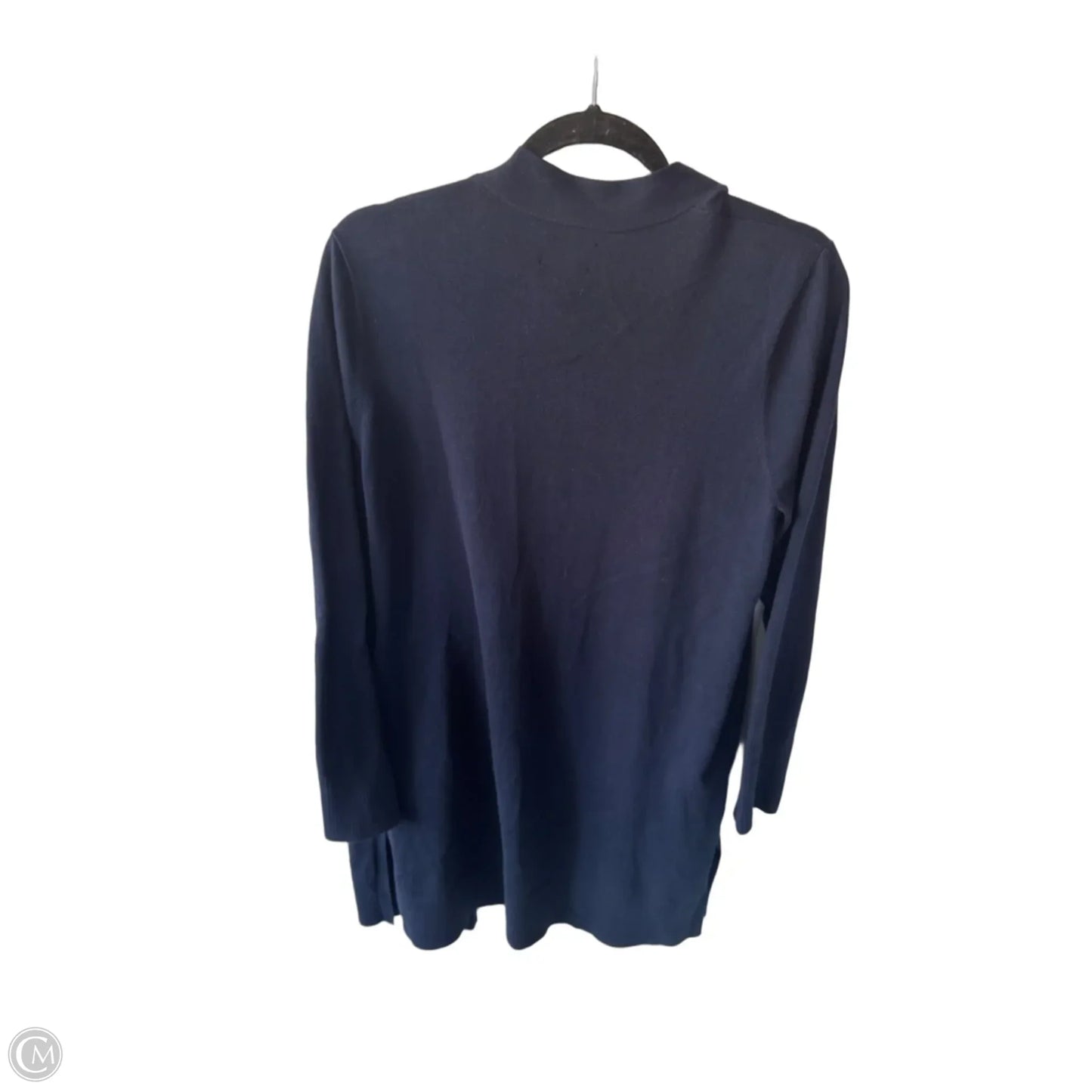 Sweater Cardigan By Lands End In Navy, Size: M