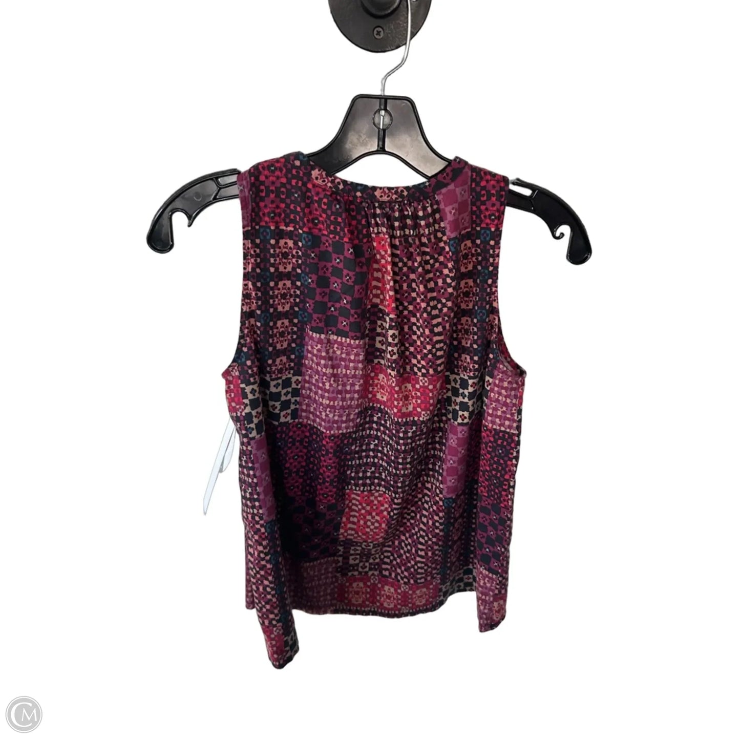 Blouse Sleeveless By Loft In Blue & Purple, Size: Xsp
