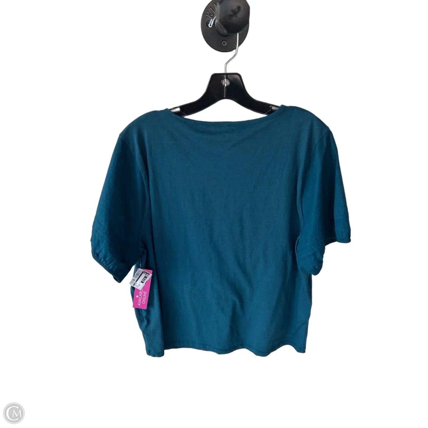 Top Short Sleeve By J. Crew In Teal, Size: Xxl
