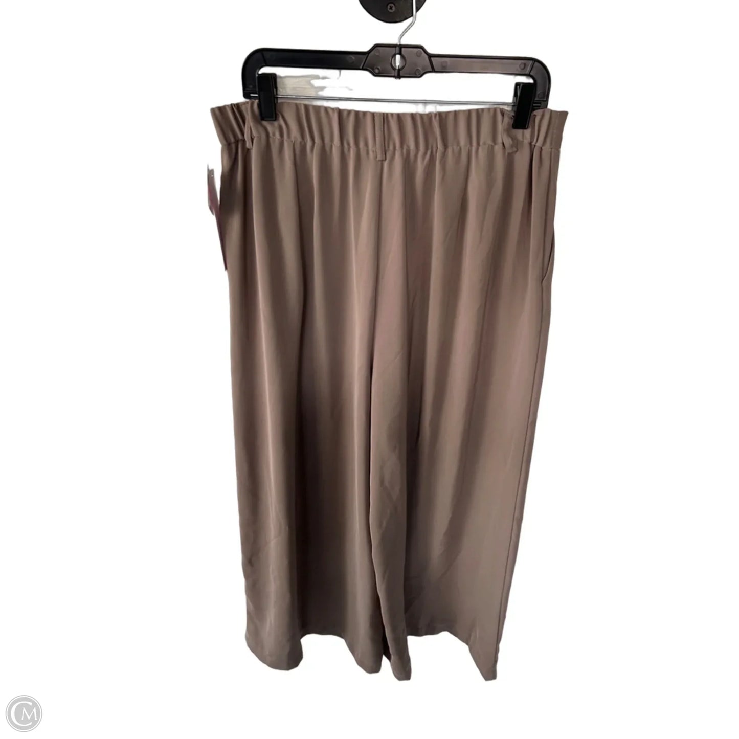 Pants Wide Leg By Clothes Mentor In Brown, Size: 16
