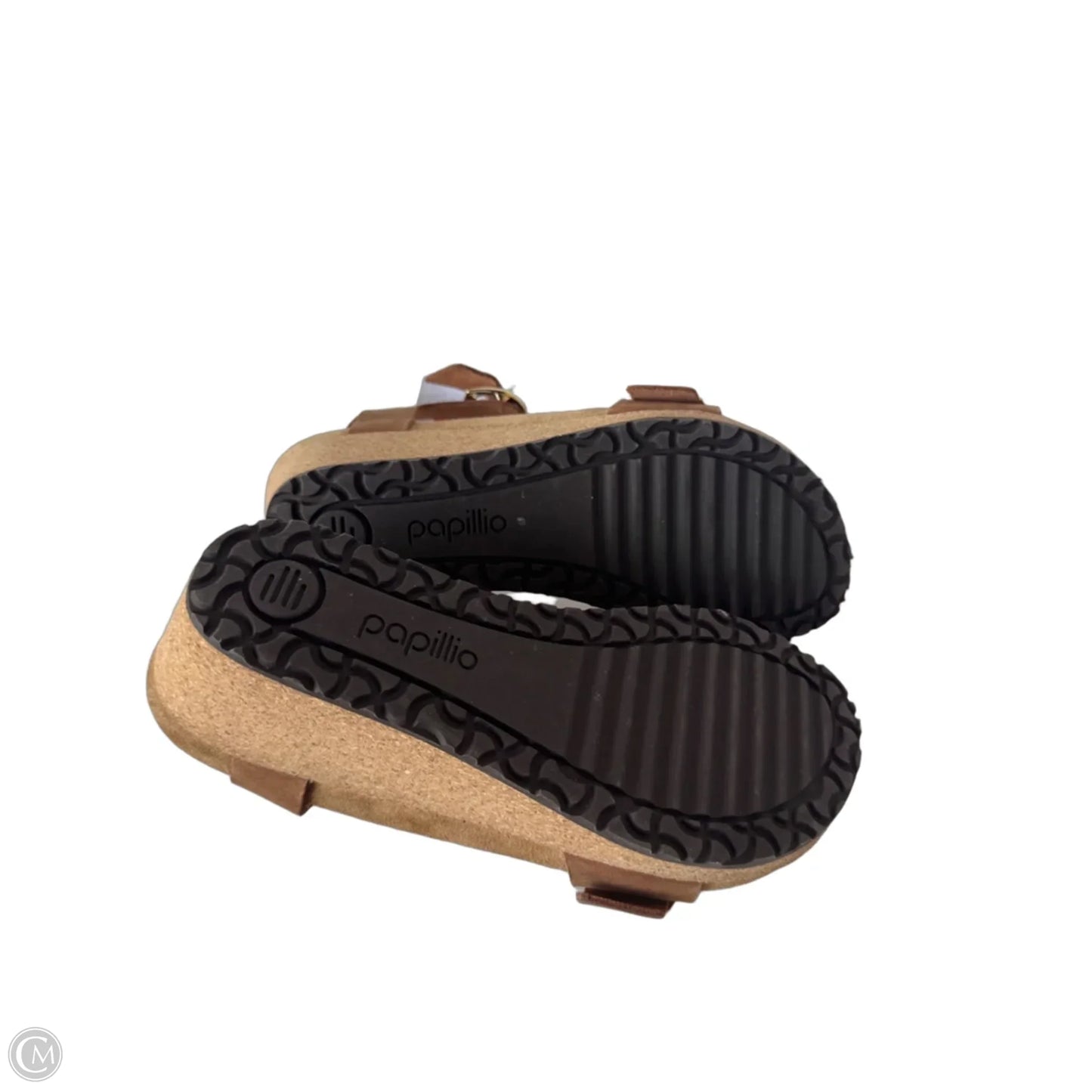 Sandals Heels Wedge By Cmb In Brown, Size: 6