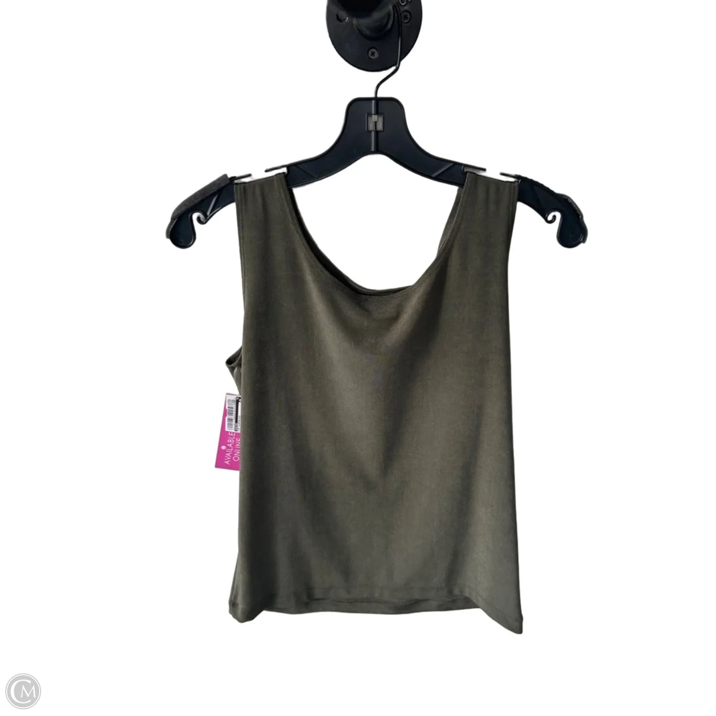 Top Sleeveless By Chicos In Green, Size: S