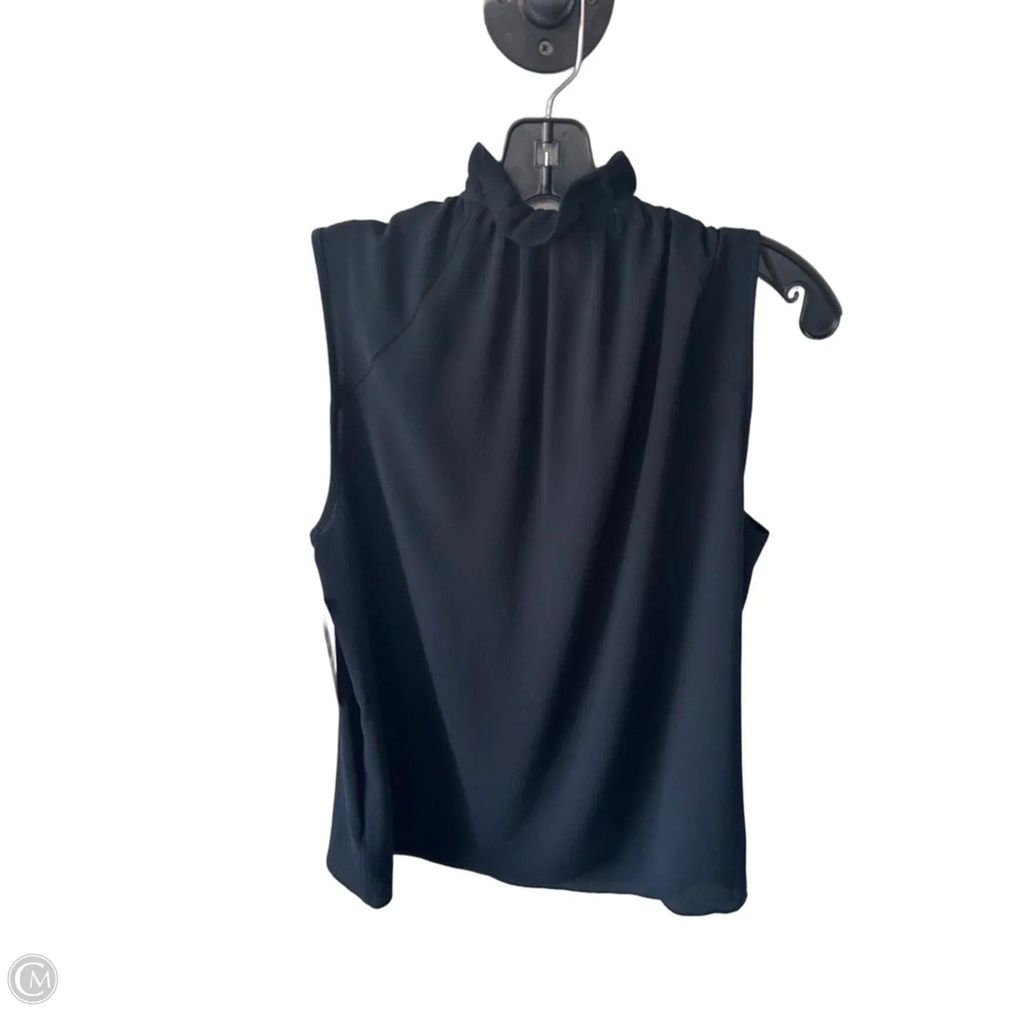 Blouse Sleeveless By Michael By Michael Kors In Blue & Gold, Size: L