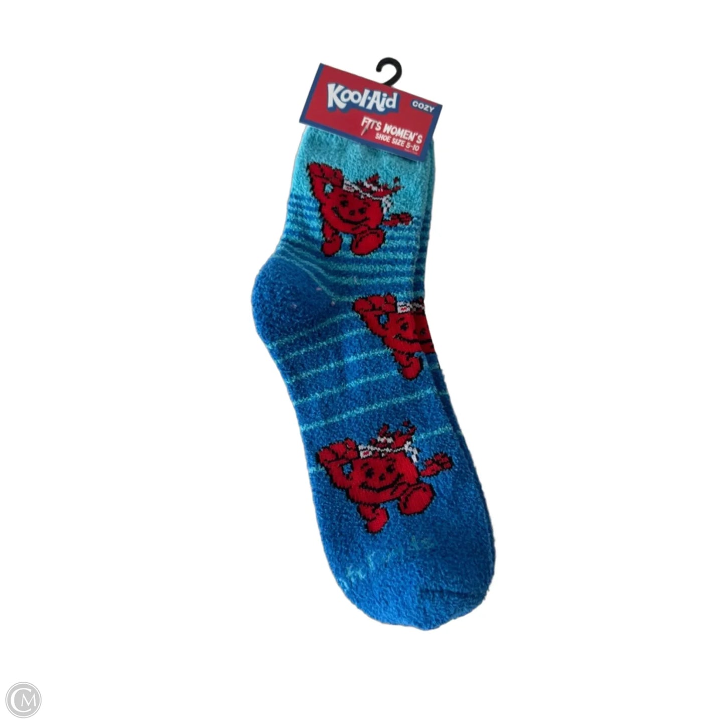Socks By Clothes Mentor In Blue & Red, Size: Osfm