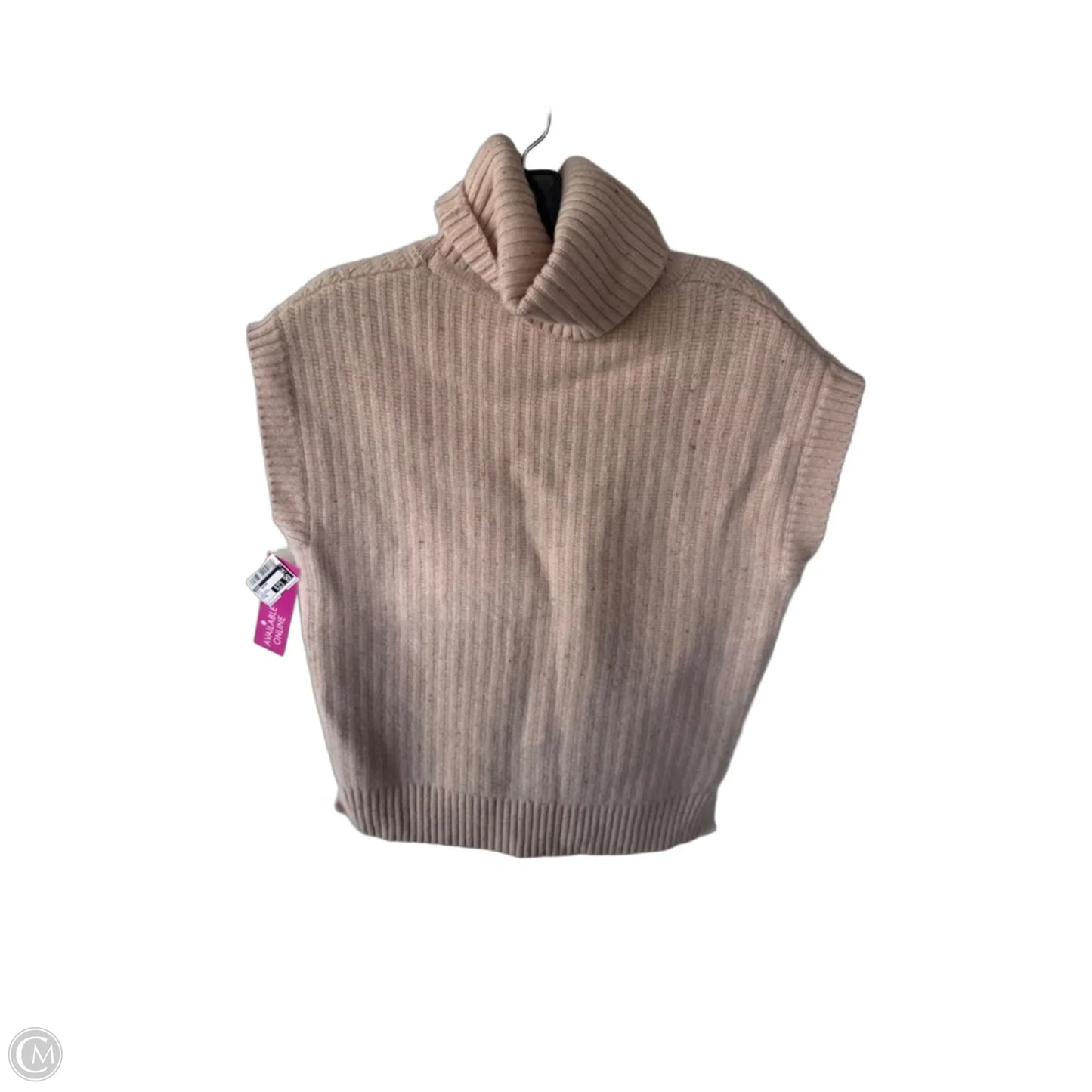 Vest Sweater By Haven In Pink, Size: M