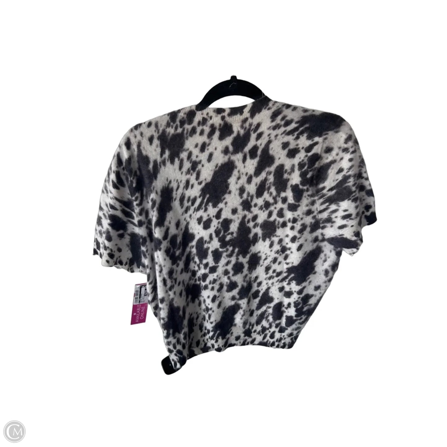 Sweater Cashmere By J. Crew In Grey & White, Size: L