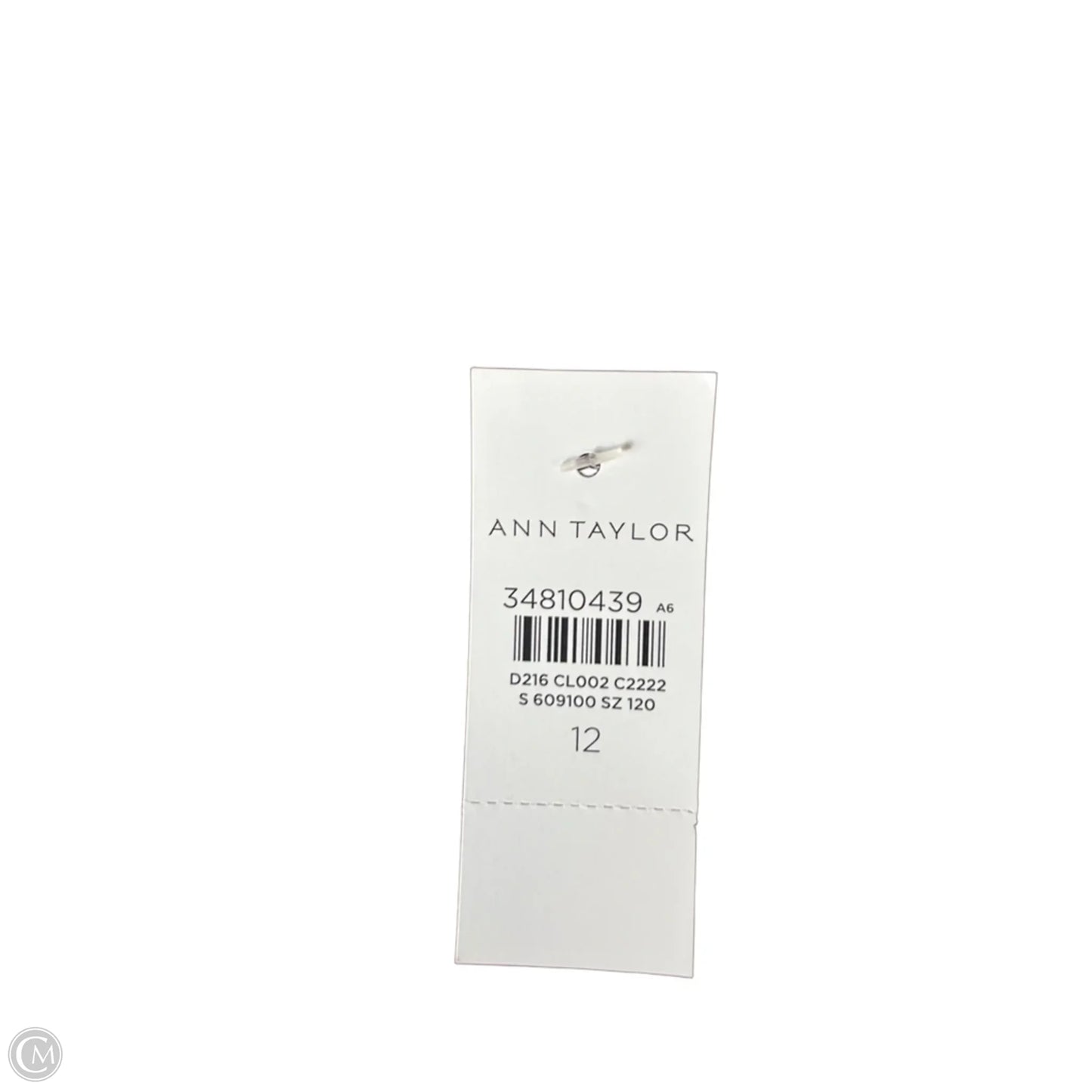 Dress Casual Midi By Ann Taylor In Black, Size: L