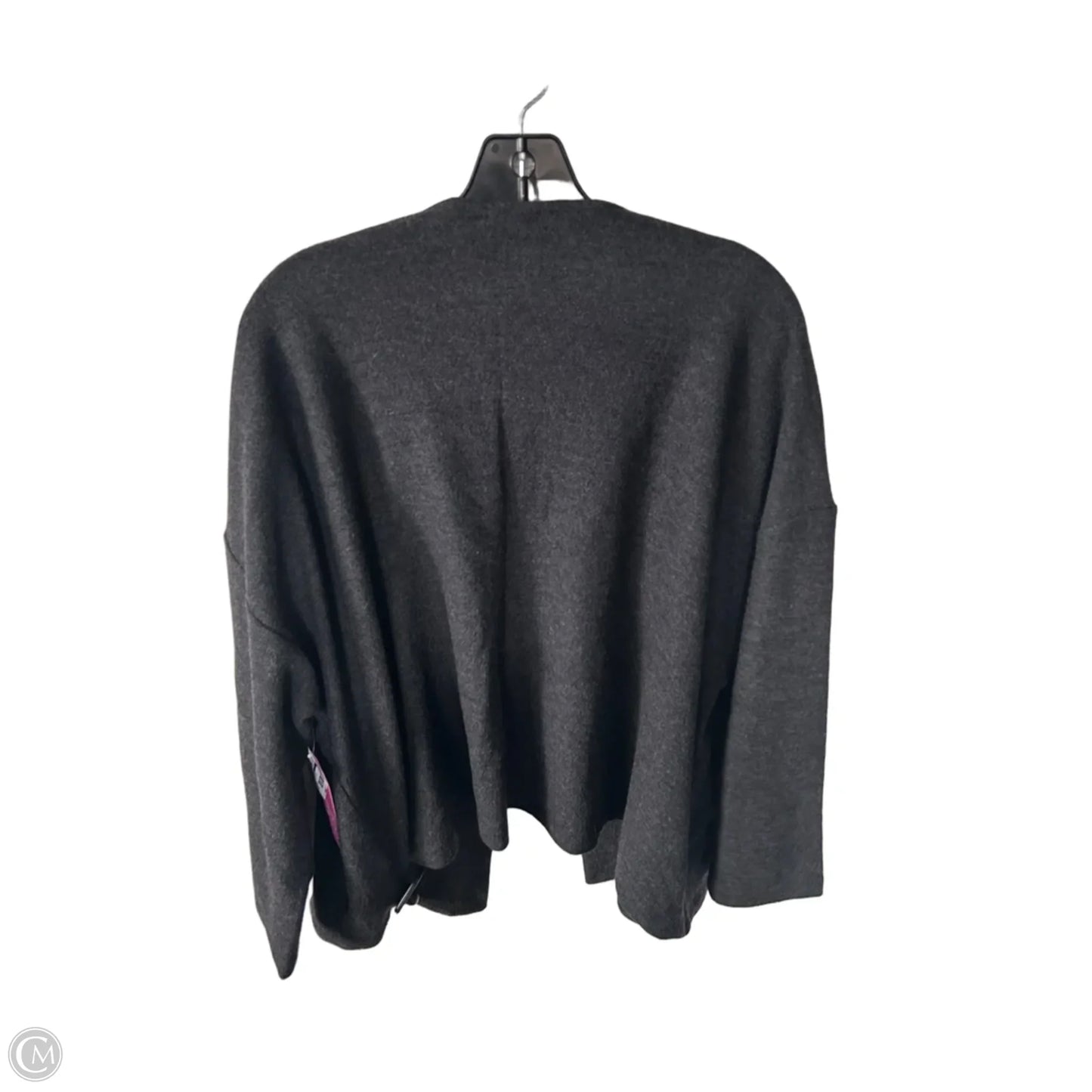 Sweater Cardigan By Eileen Fisher In Grey, Size: 1x