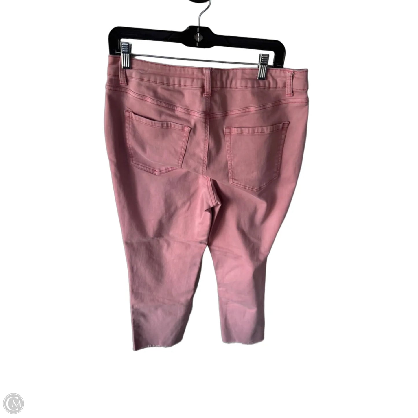 Jeans Straight By Maurices In Pink Denim, Size: 12