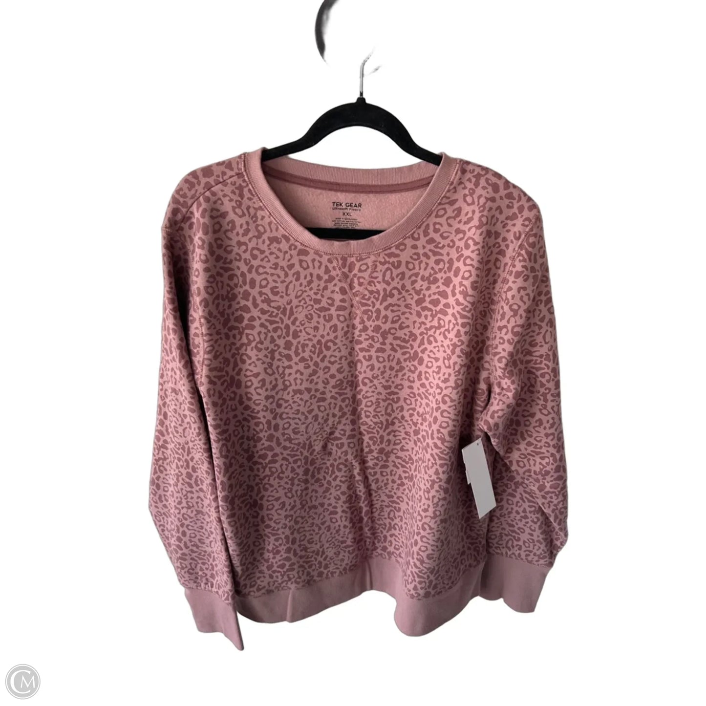 Sweatshirt Crewneck By Tek Gear In Camouflage Print, Size: Xxl