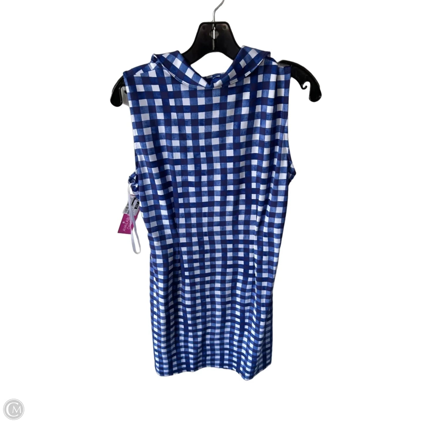Dress Casual Short By Talbots In Blue & White, Size: L