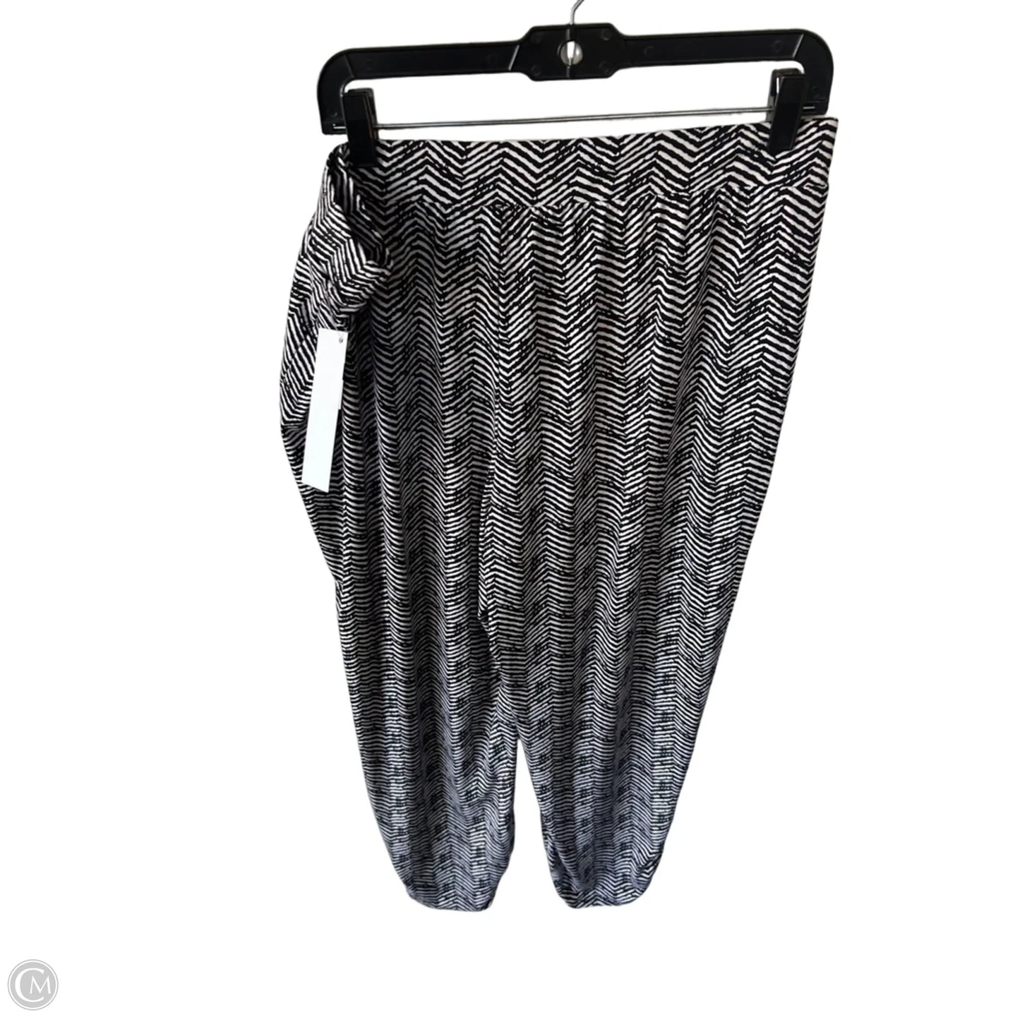 Pants Dress By Chicos In Black & White, Size: L