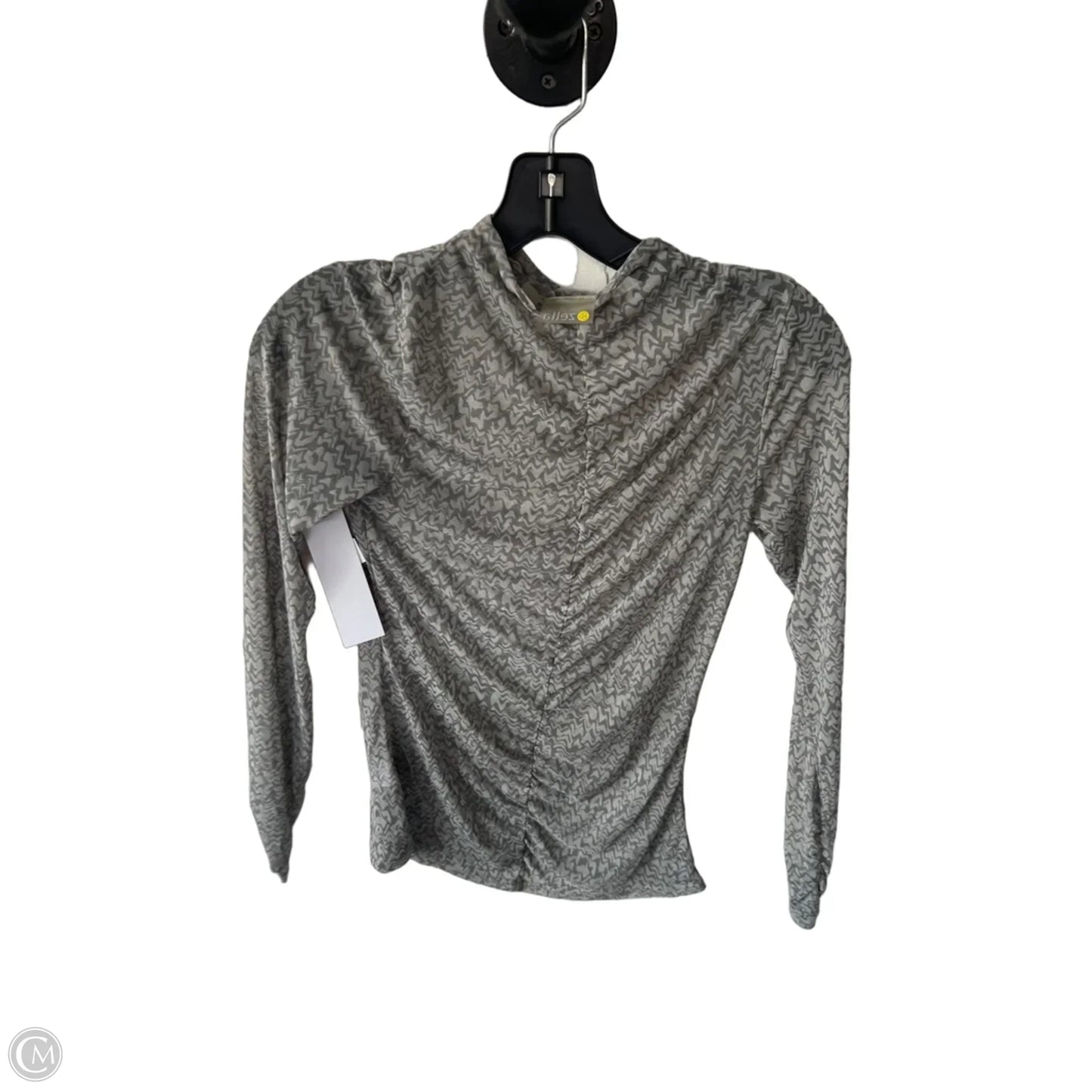 Top Long Sleeve By Zella In Grey, Size: Xs