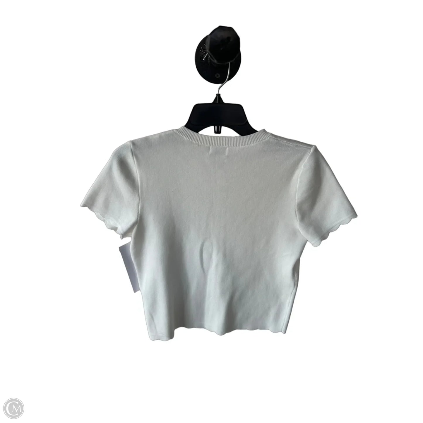 Sweater Cardigan By The Workshop In White, Size: S