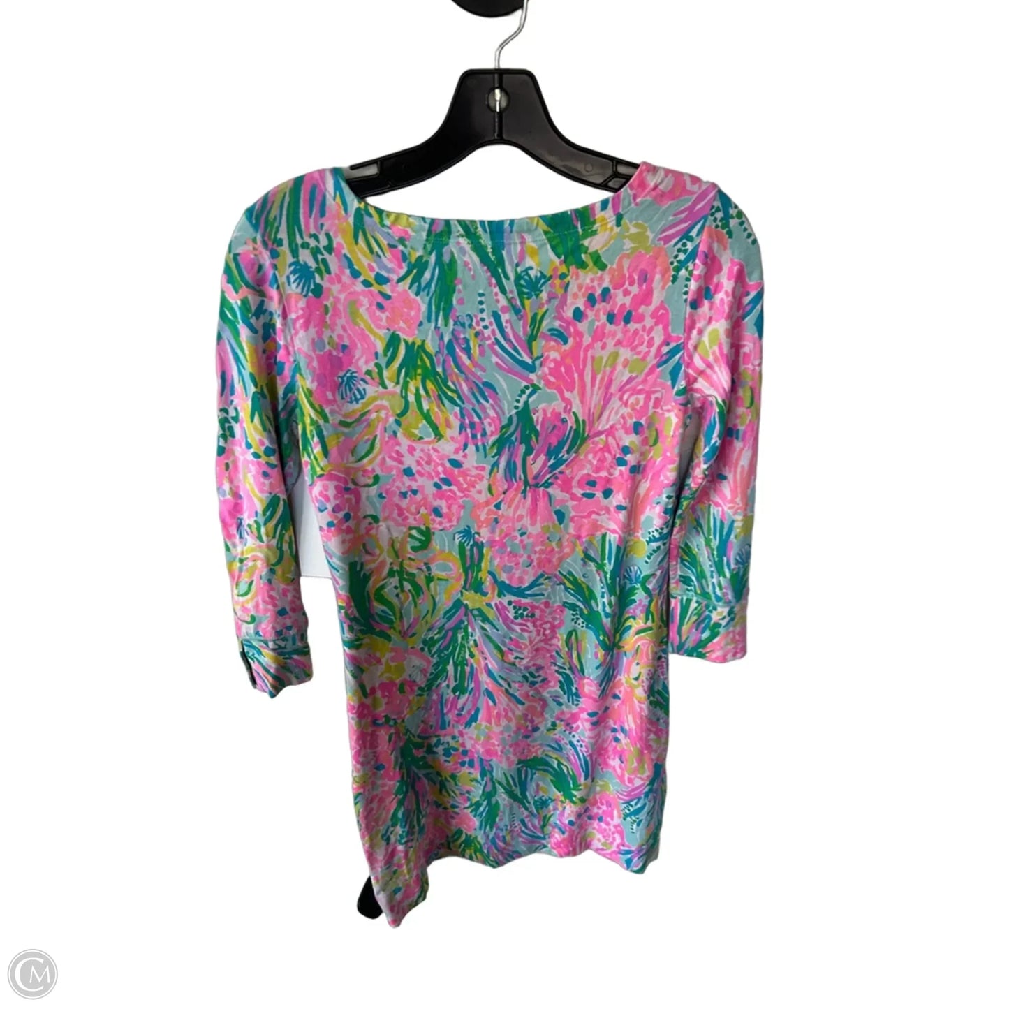 Dress Designer By Lilly Pulitzer In Pink & White, Size: Xs