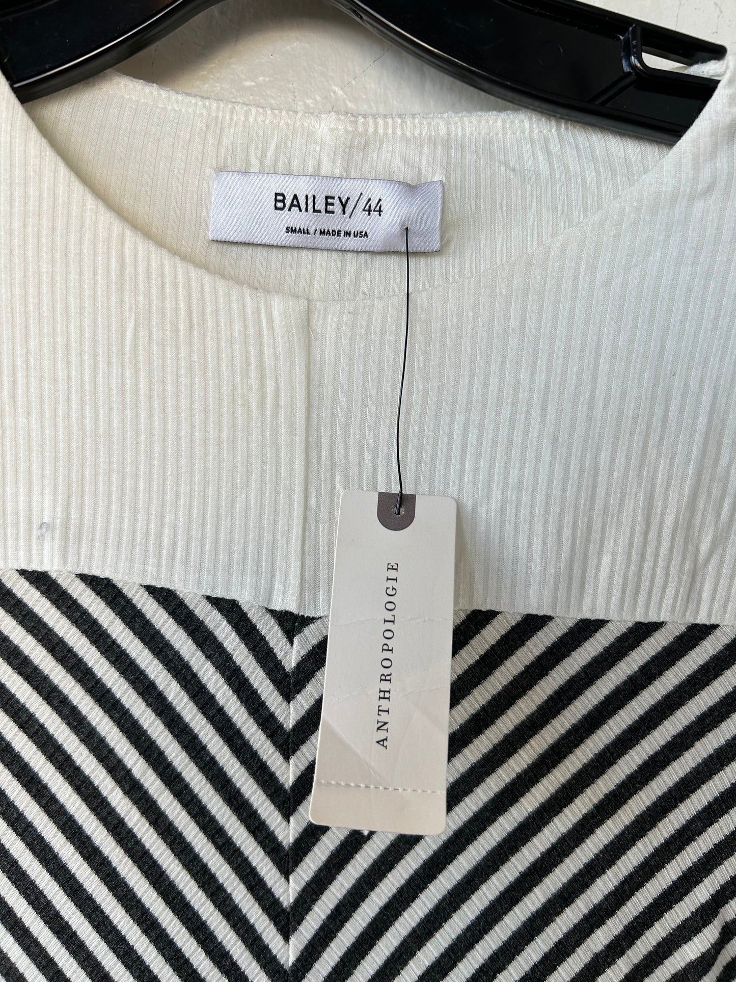 Dress Casual Midi By Bailey 44 In Grey & White, Size: S