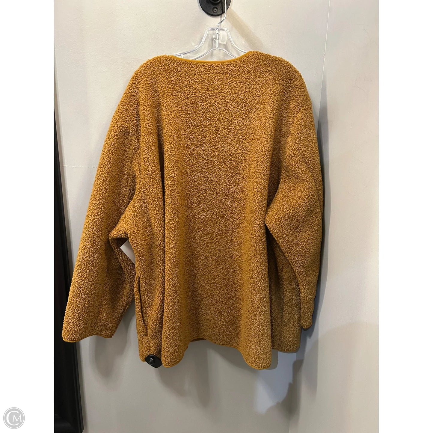 Jacket Faux Fur & Sherpa By Old Navy In Tan, Size: 4x