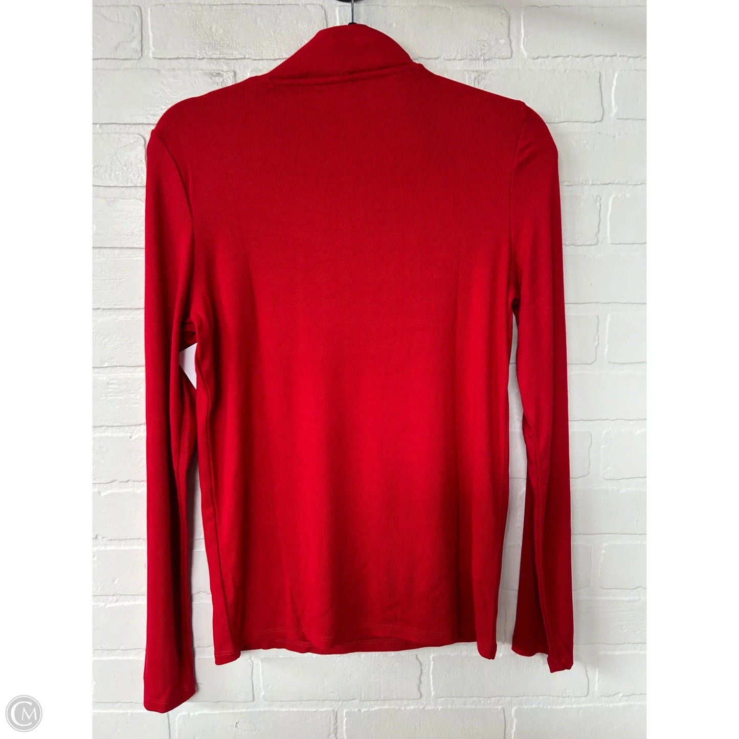 Top Long Sleeve Basic By Lou And Grey In Red, Size: L