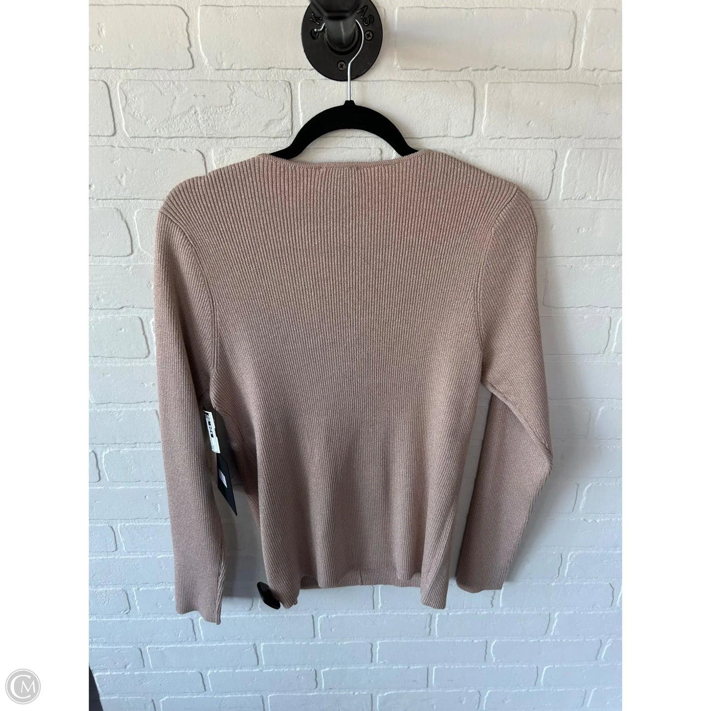 Sweater Designer By Halston In Pink, Size: L