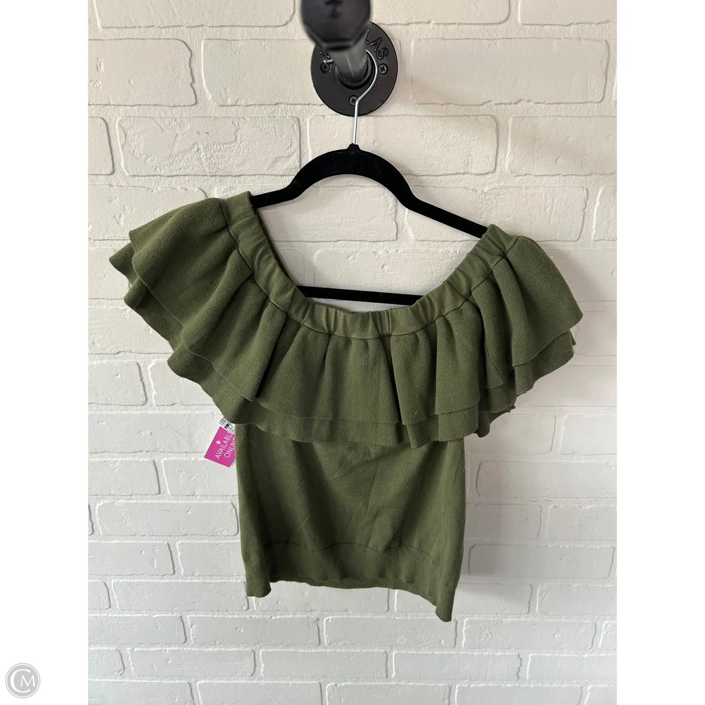 Top Short Sleeve By J. Crew In Green, Size: Xs
