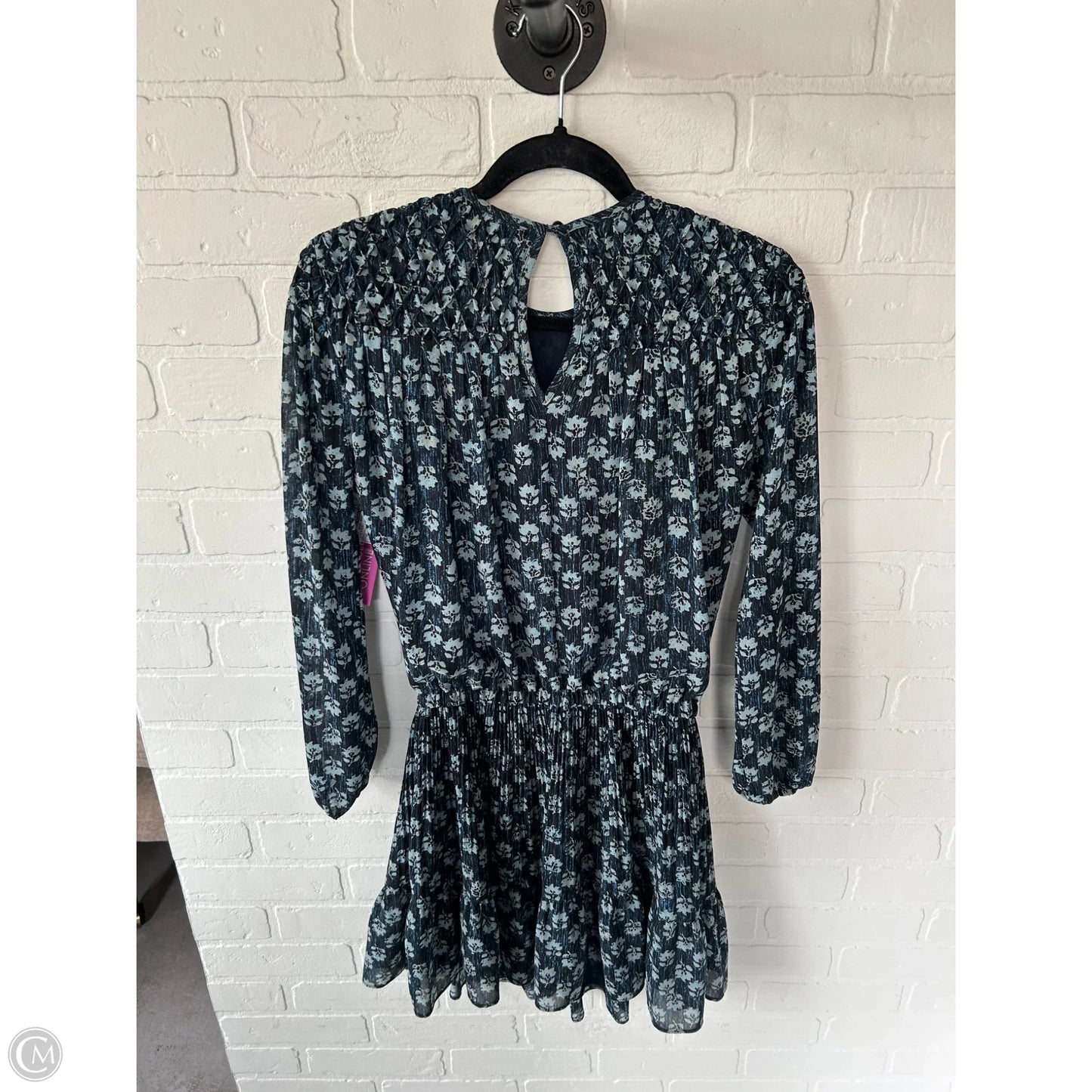 Dress Casual Short By Michael By Michael Kors In Black & Blue, Size: Xs