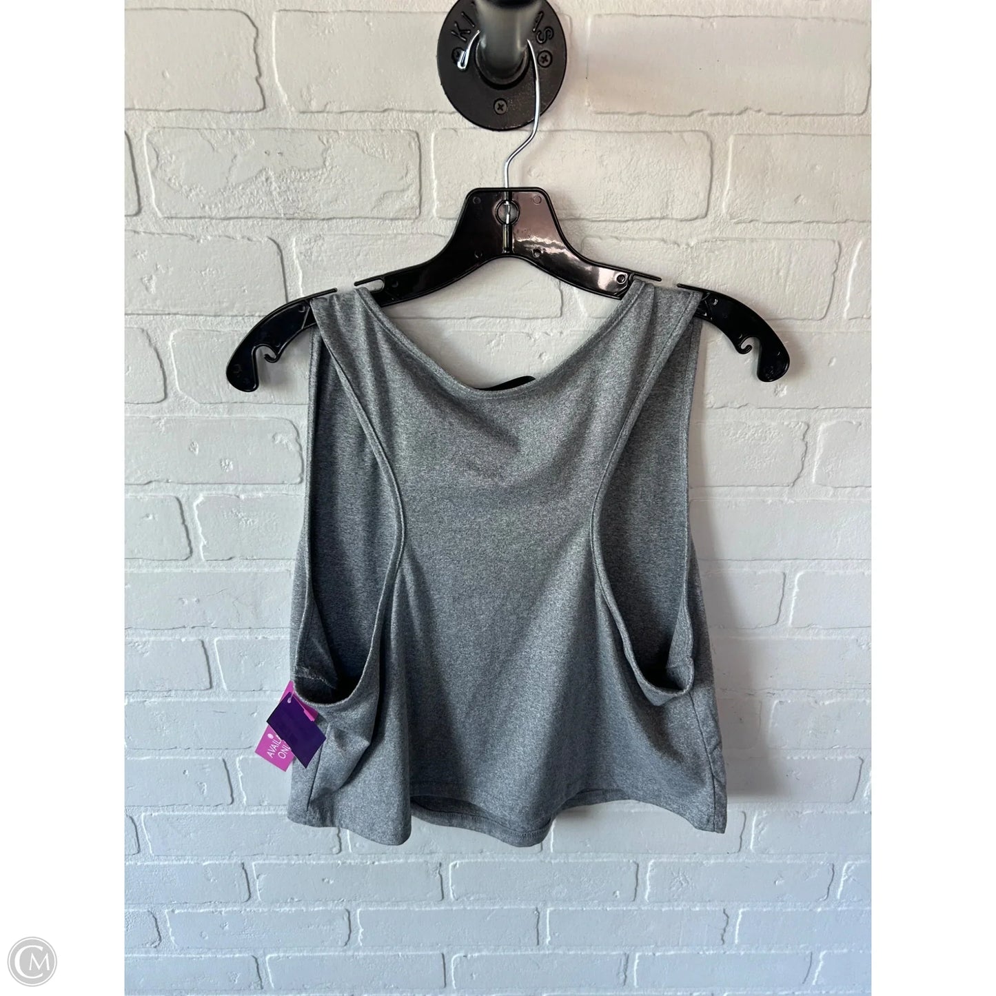 Top Sleeveless Basic By Shein In Grey, Size: 3x