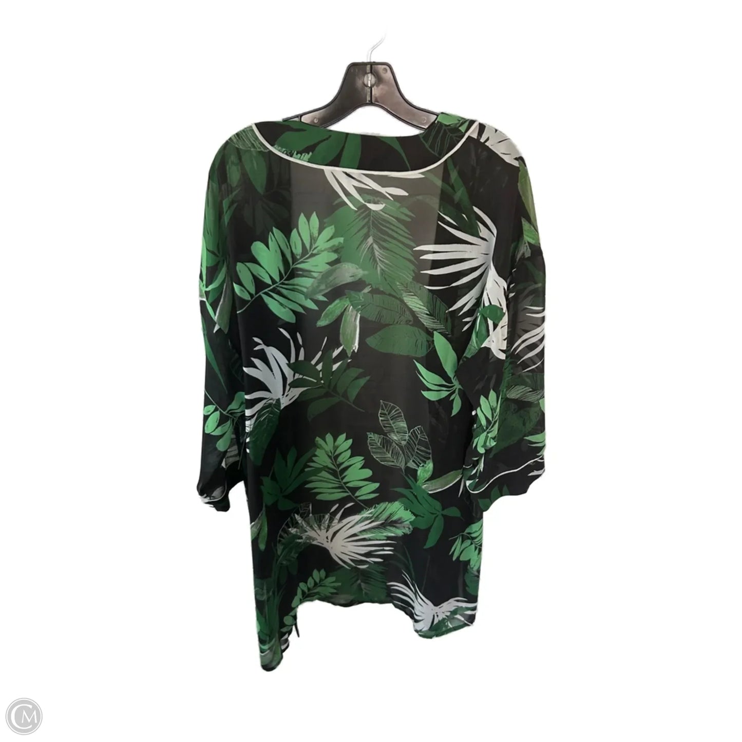 Kimono By Alfani In Black & Green, Size: 0x
