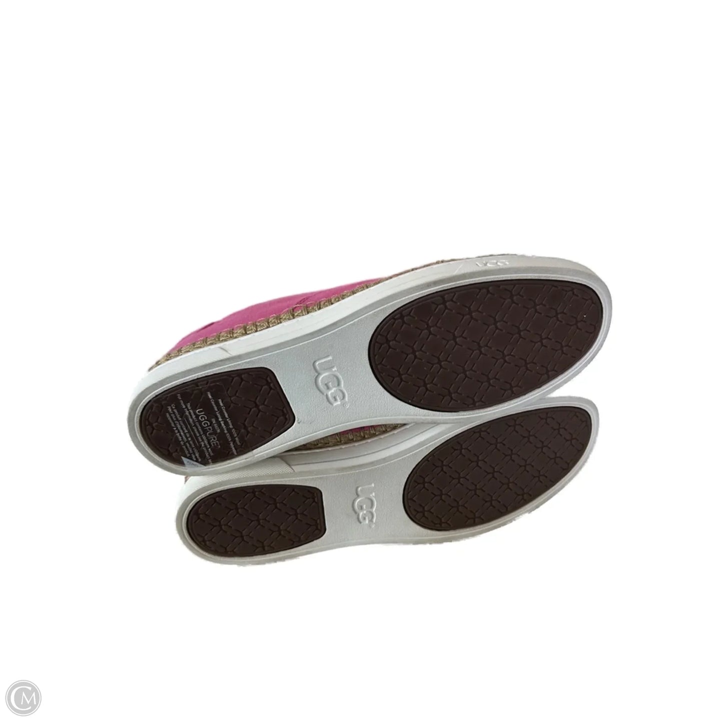 Shoes Designer By Ugg In Pink & White, Size: 11