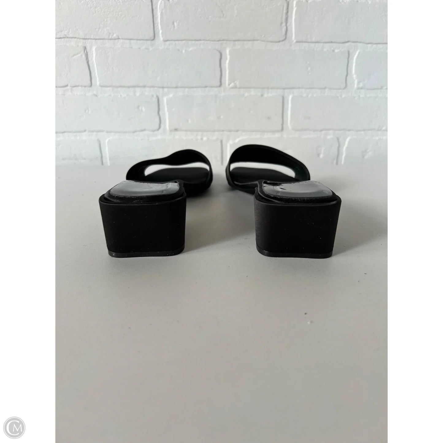 Sandals Heels Kitten By Jeffery Campbell In Black, Size: 7.5