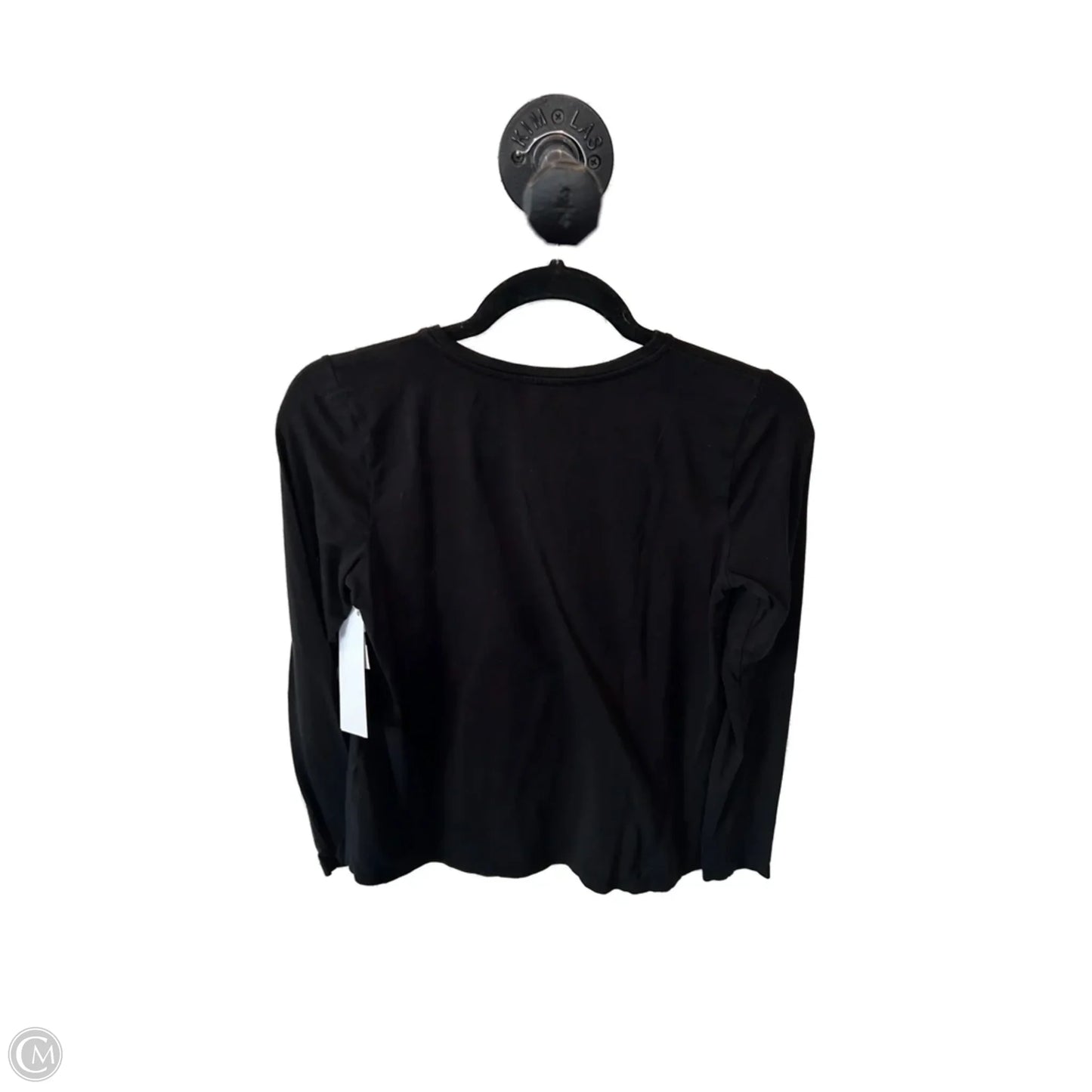 Top Long Sleeve Basic By Eileen Fisher In Black, Size: Sp