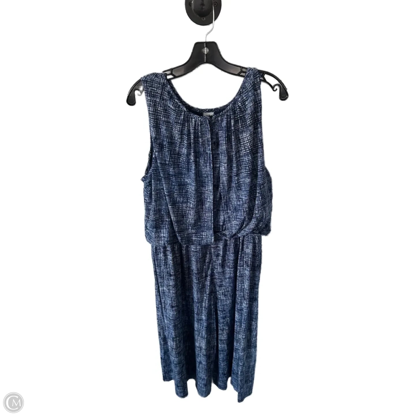 Jumpsuit By Roz And Ali In Blue, Size: 2x