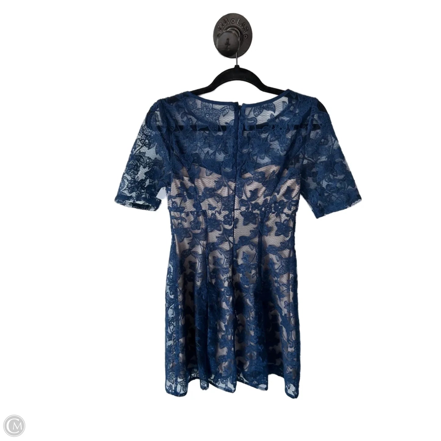 Dress Party Short By Adrianna Papell In Blue, Size: Xs