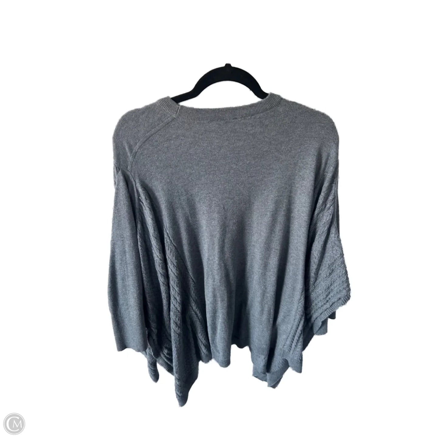 Sweater By Simply Vera In Grey, Size: L