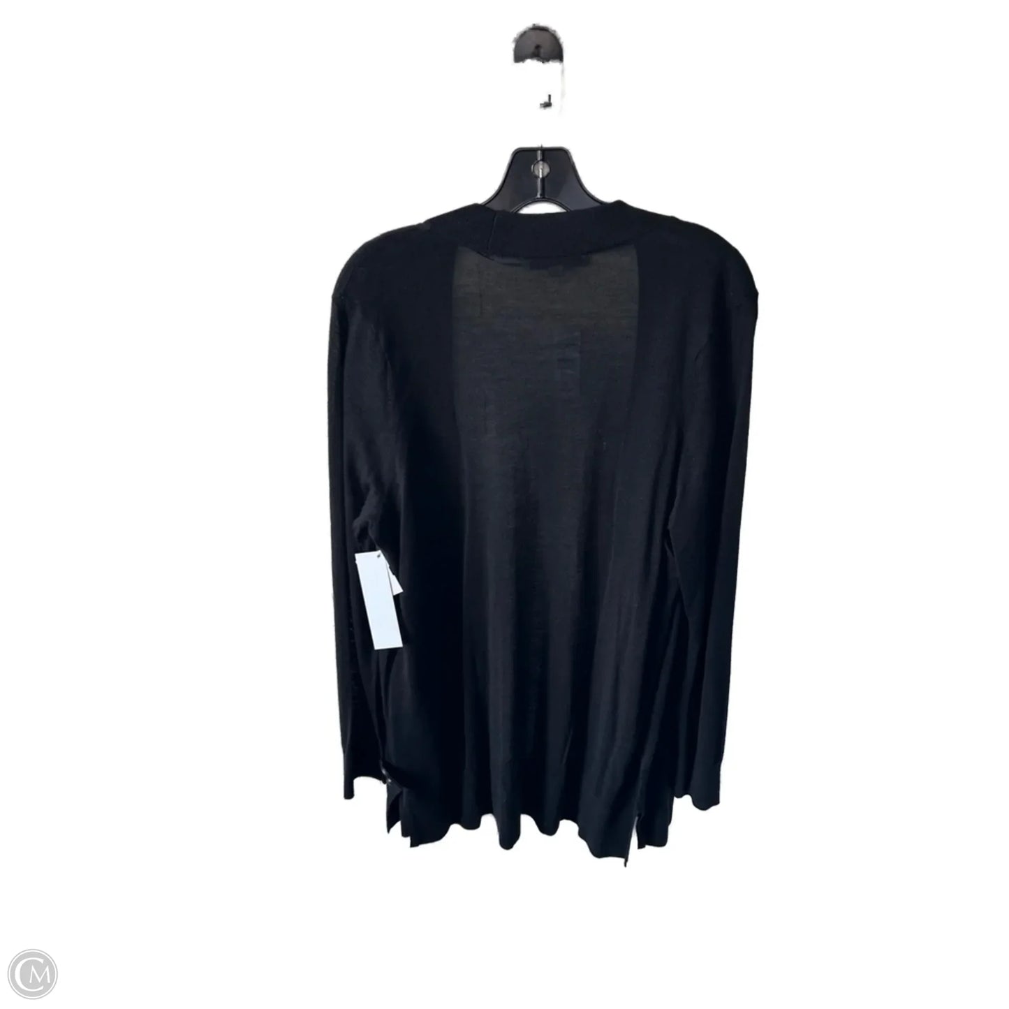 Sweater Cardigan By Loft In Black, Size: Xl