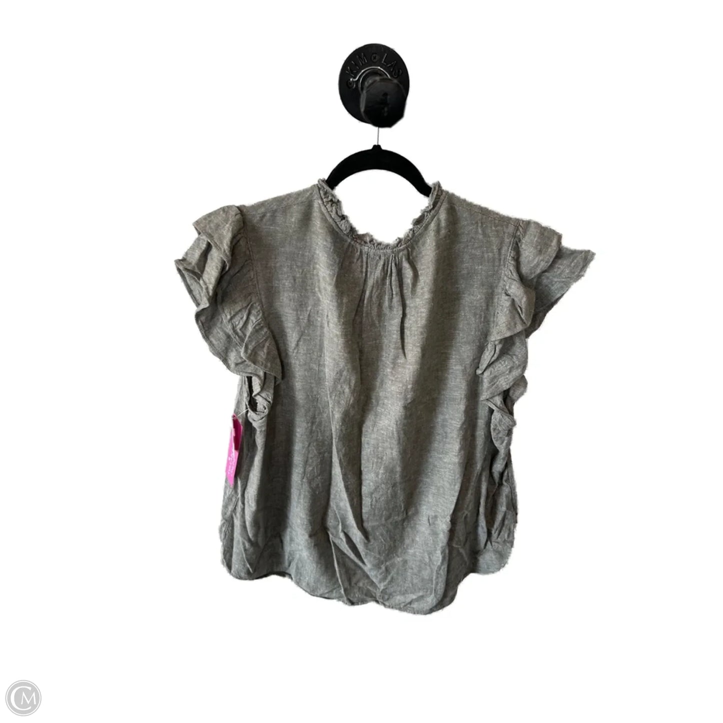 Top Short Sleeve By Anne Klein In Green, Size: Xl