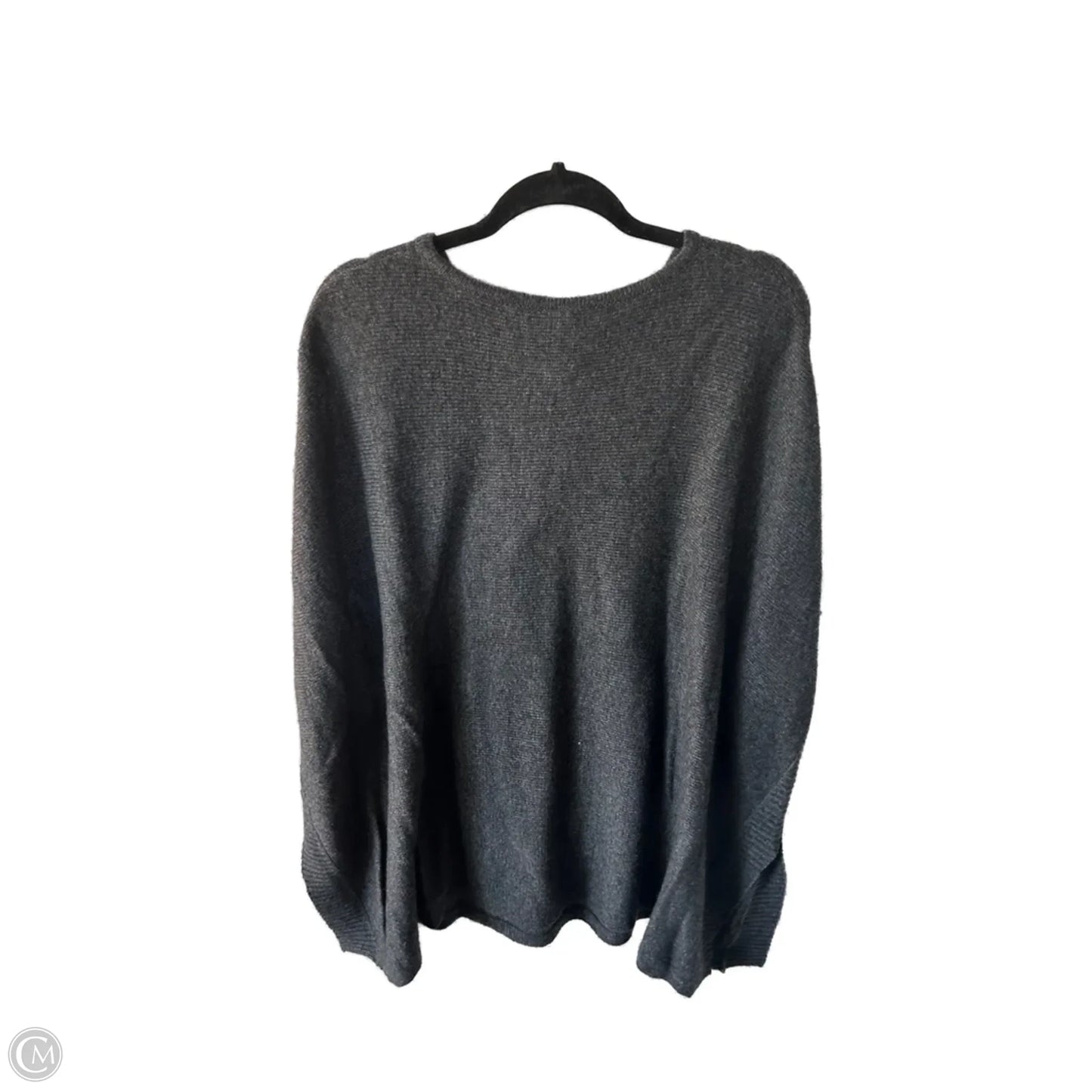 Poncho By Clothes Mentor In Grey, Size: Xs