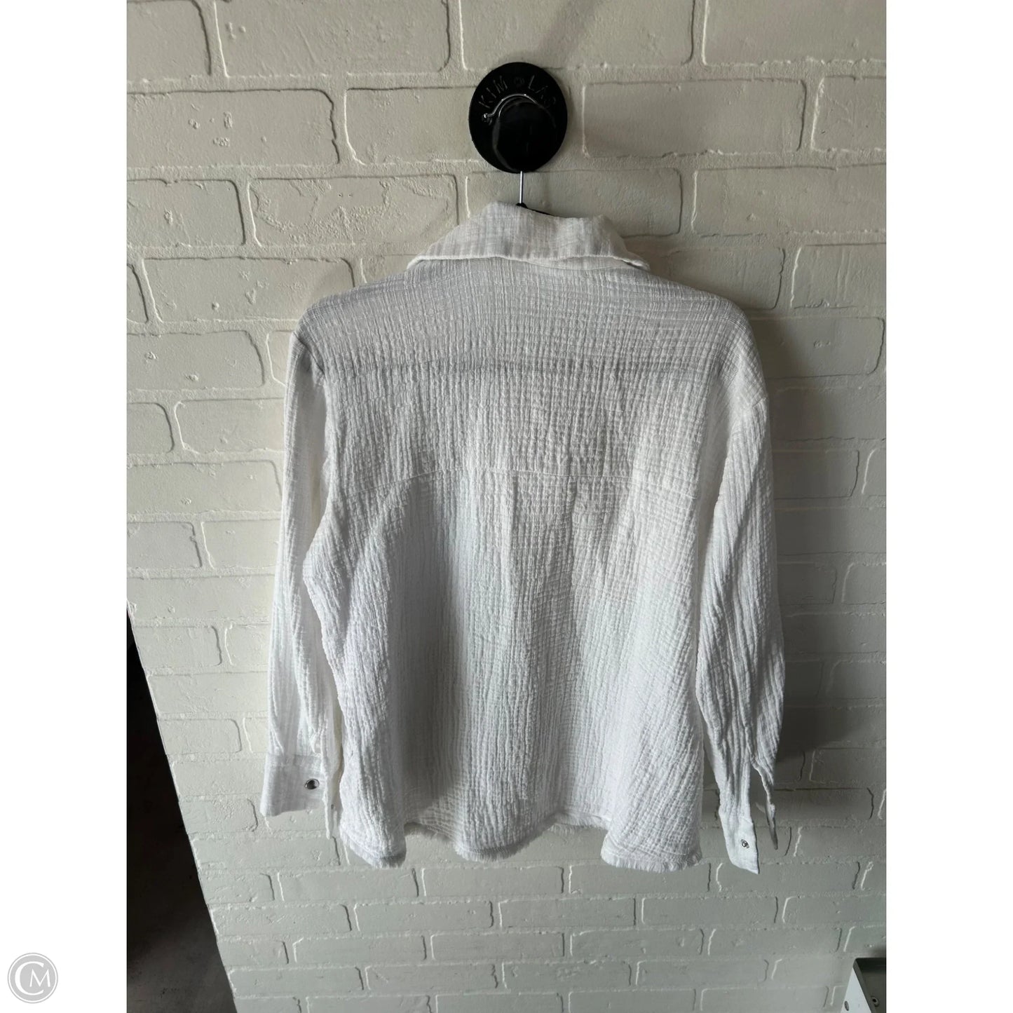 Top Long Sleeve By Bb Dakota In White, Size: M