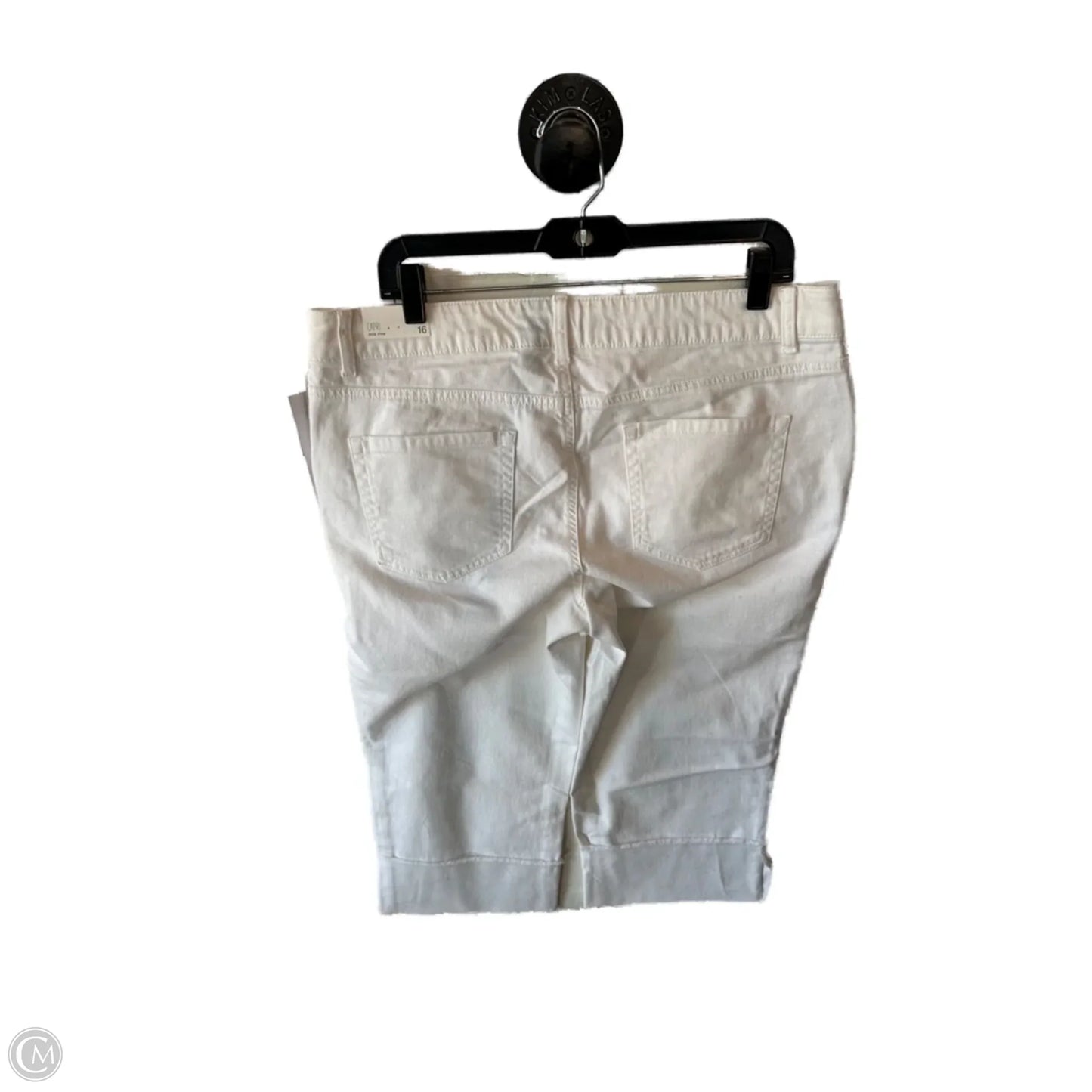 Capris By Maurices In White Denim, Size: 16