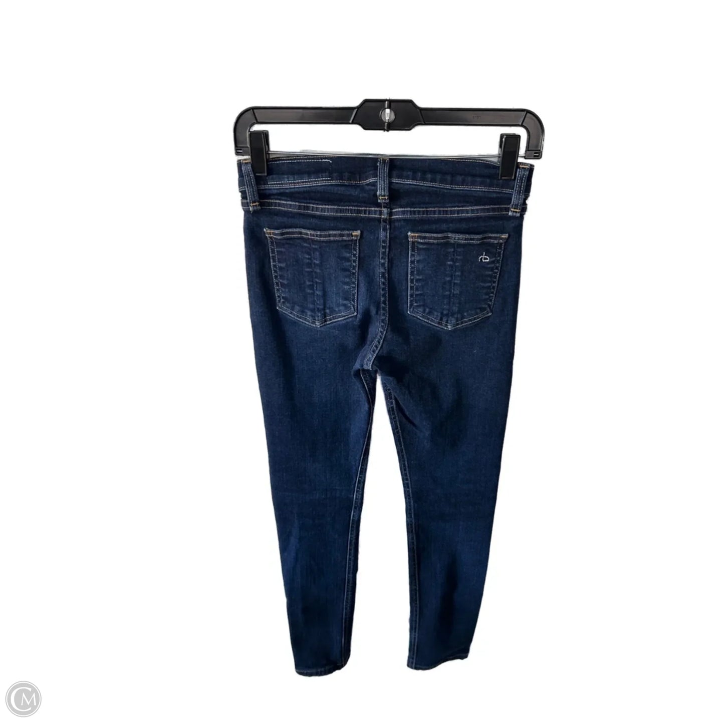 Jeans Skinny By Rag And Bone In Blue Denim, Size: 2