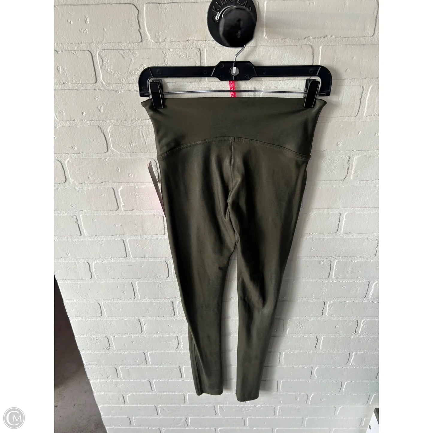Pants Leggings By Spanx In Green, Size: 8
