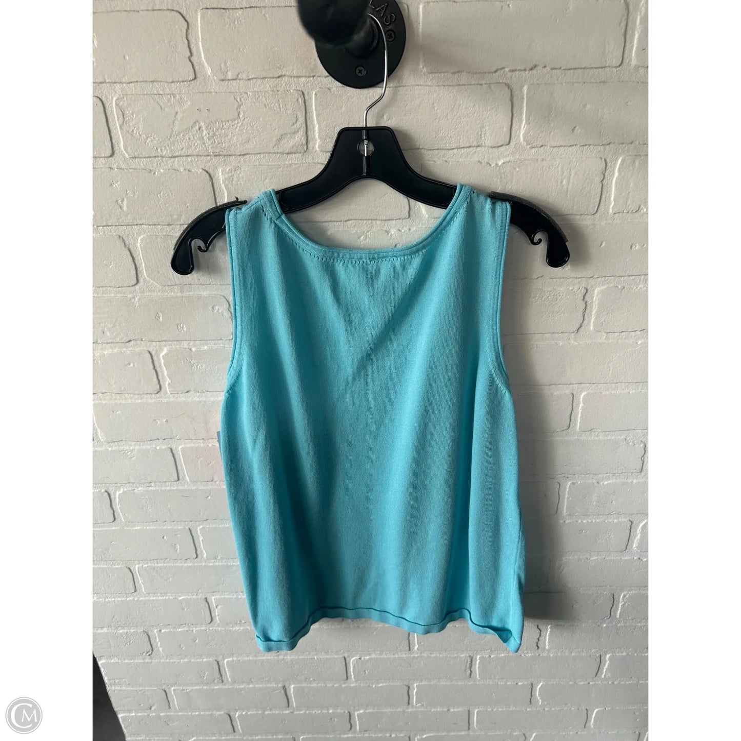 Vest Sweater By Chicos In Blue, Size: L