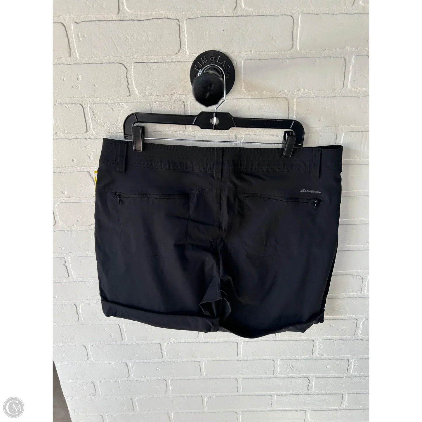 Shorts By Eddie Bauer In Black, Size: 16